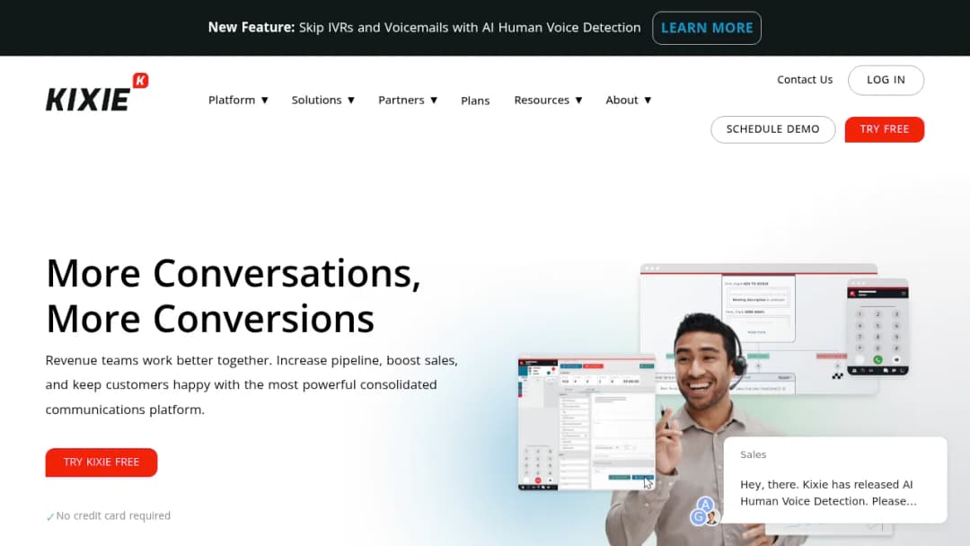 Kixie screenshot