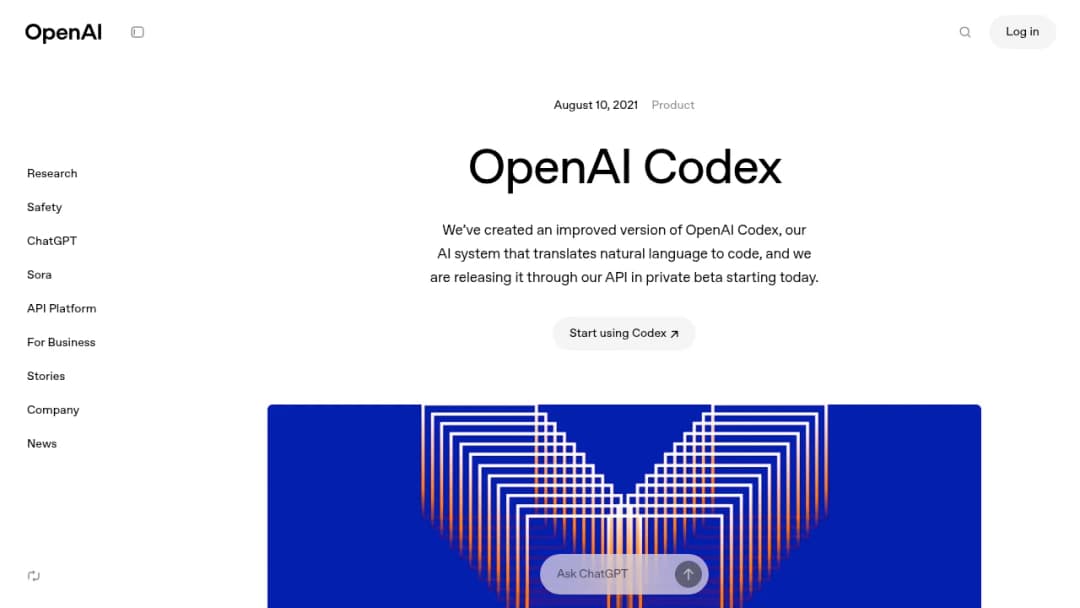 Codex screenshot