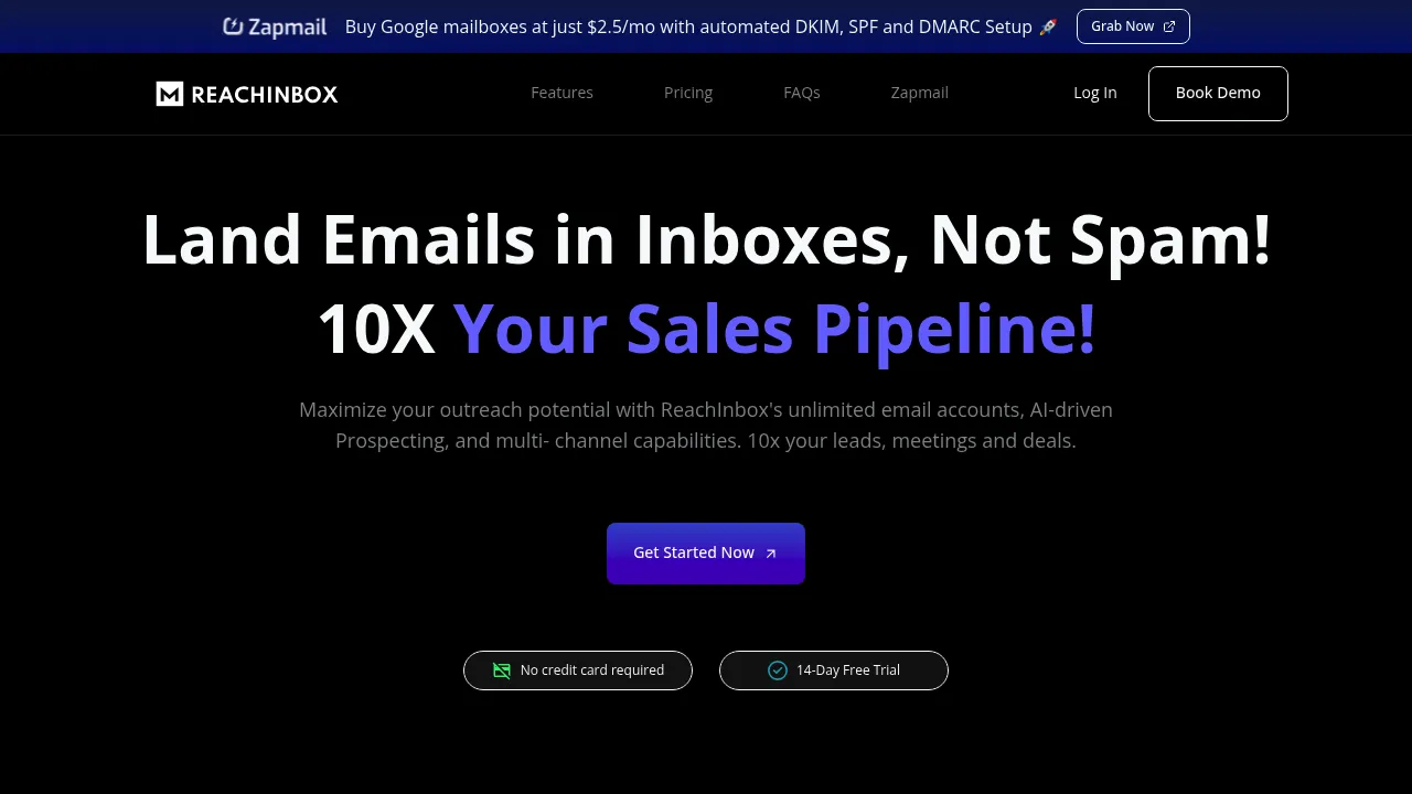 ReachInbox screenshot
