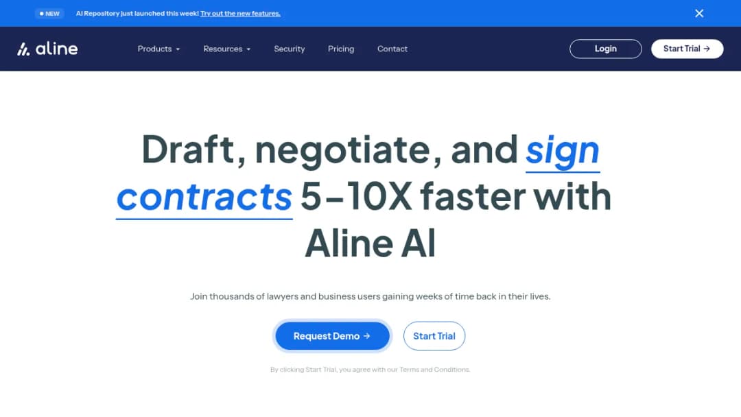 Aline screenshot