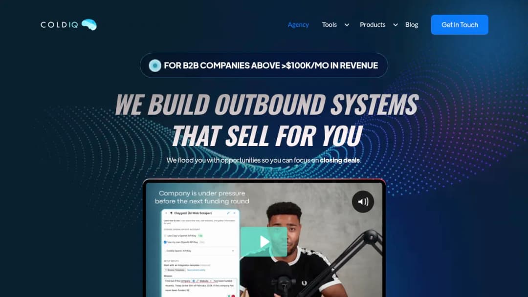ColdIQ screenshot