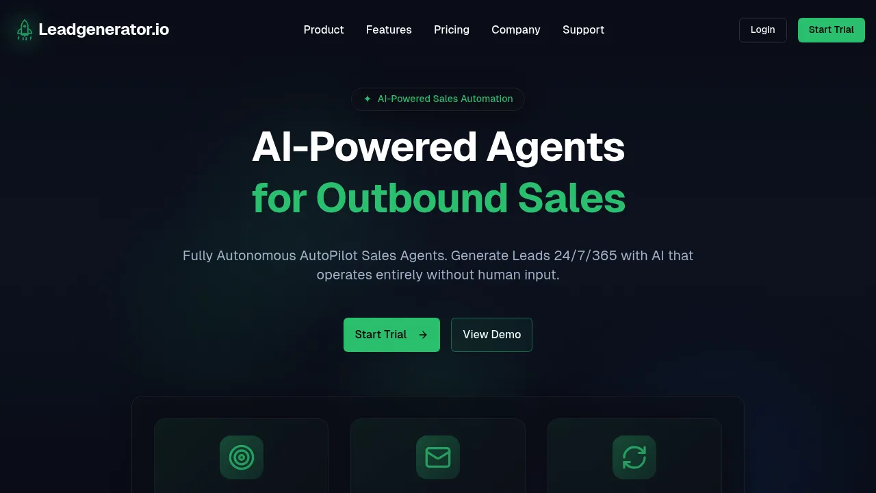 Leadgenerator.io screenshot