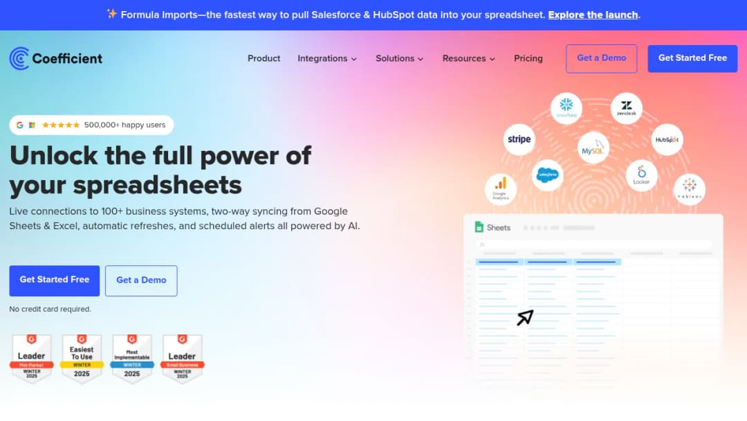 Coefficient screenshot