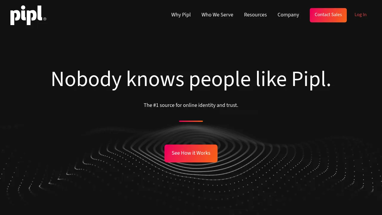 Pipl screenshot