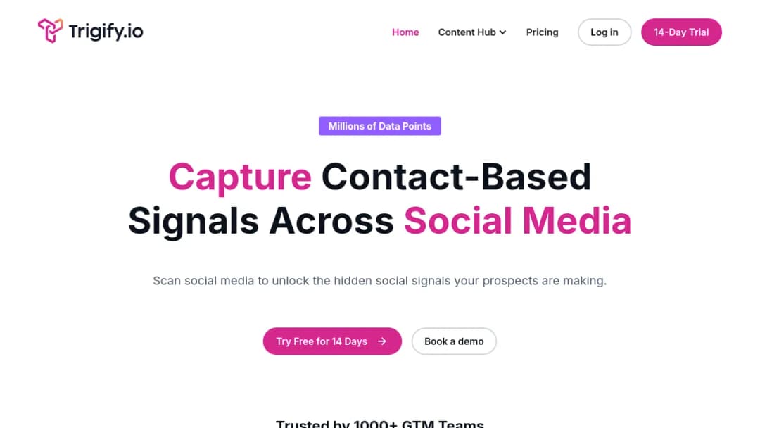 Trigify screenshot