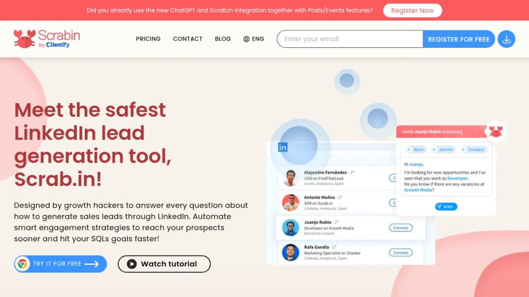 Scrab.in screenshot