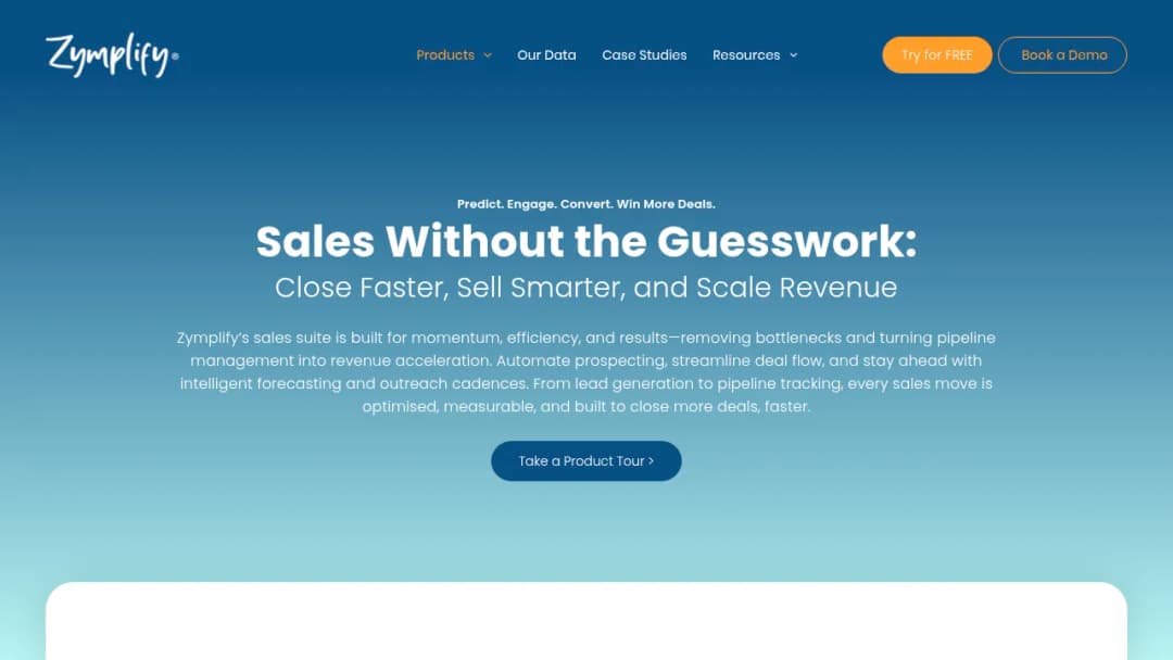 Zymplify Sales screenshot