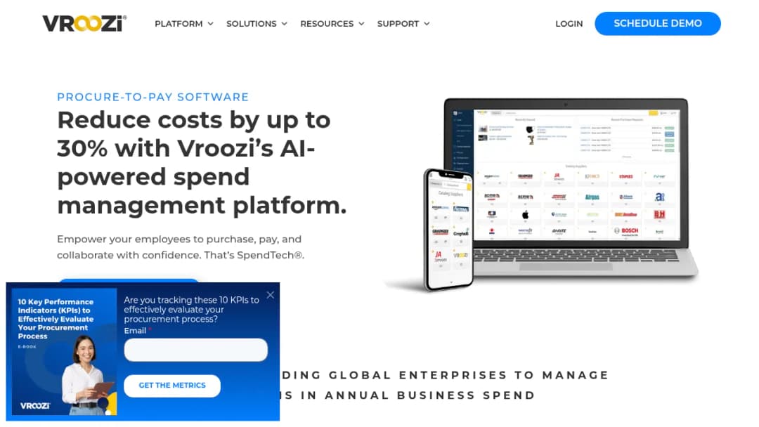Vroozi screenshot