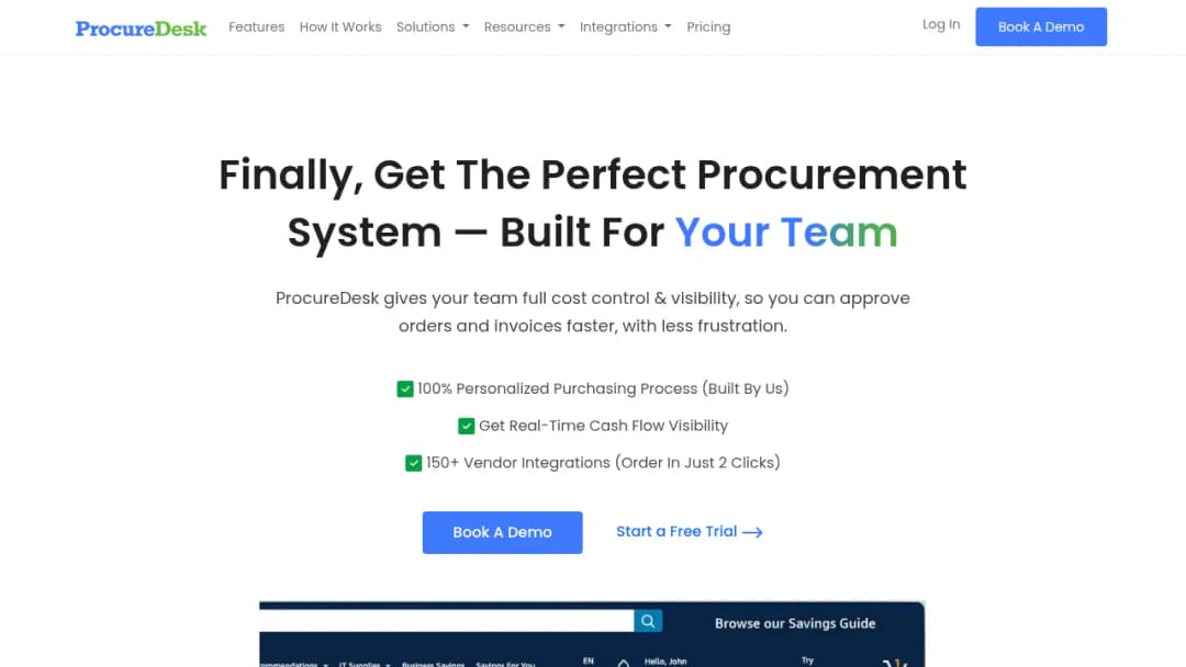 ProcureDesk screenshot