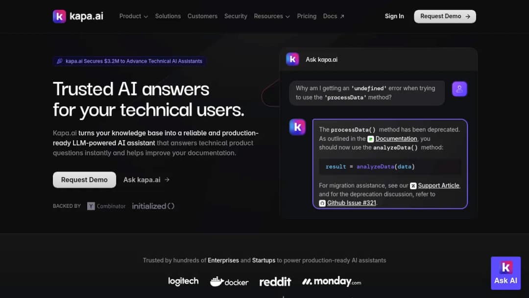 Kapa.ai screenshot