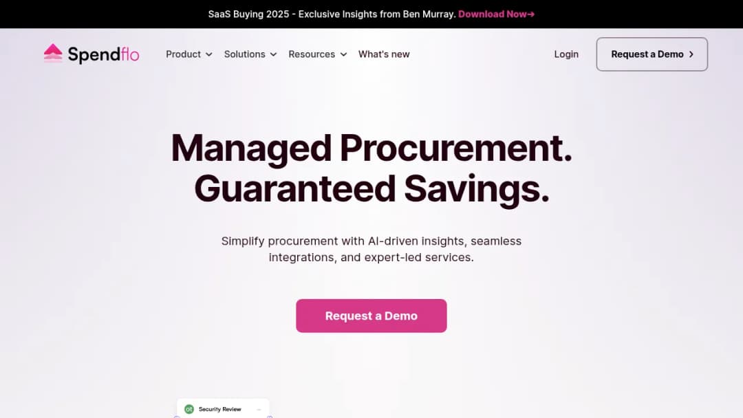 Spendflo screenshot