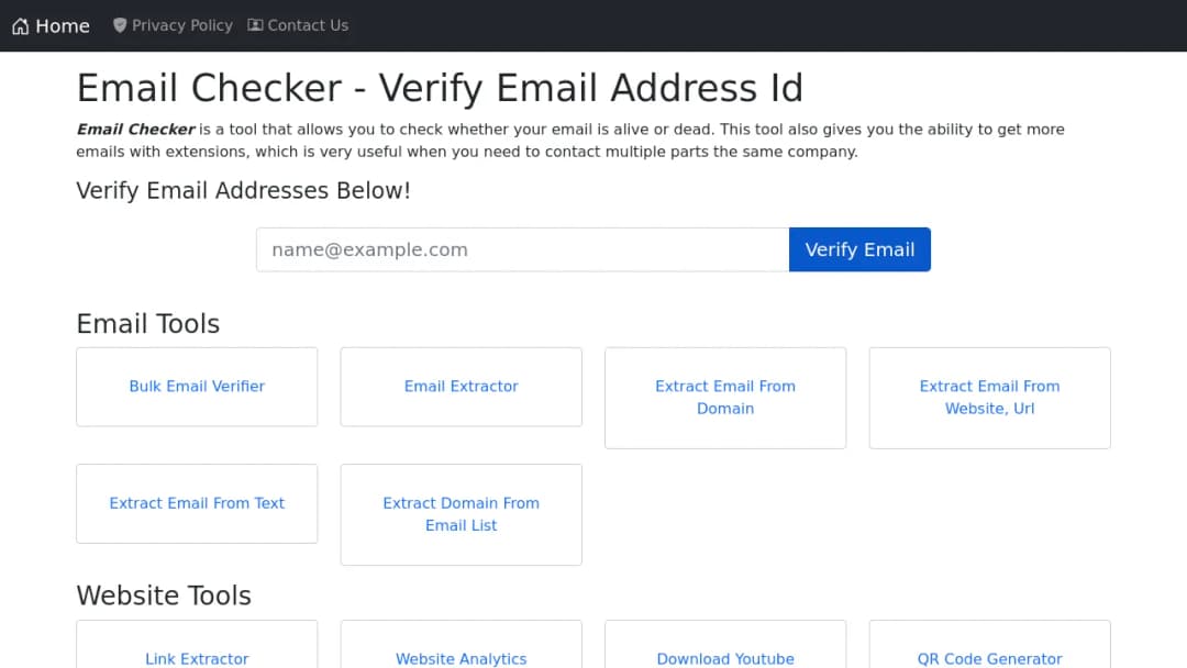Email Checker screenshot