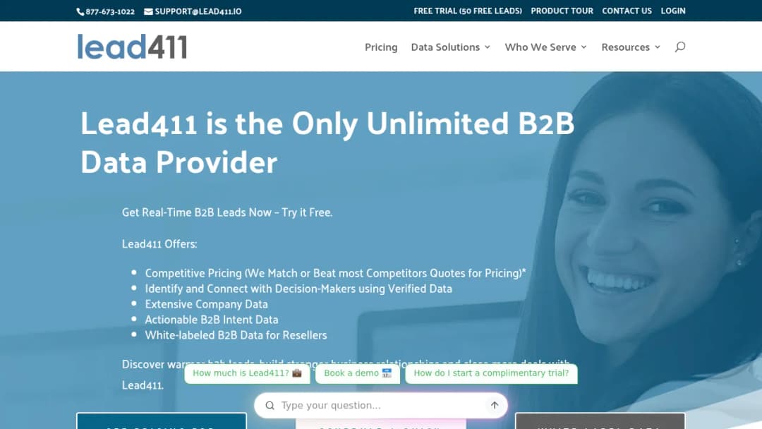 Lead411 screenshot