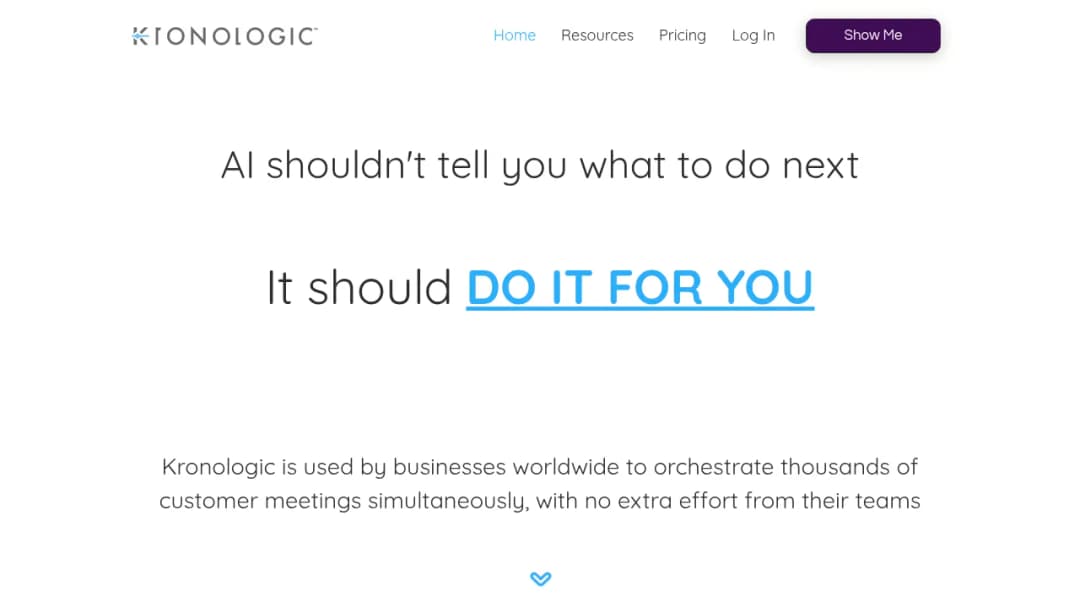 Kronologic screenshot