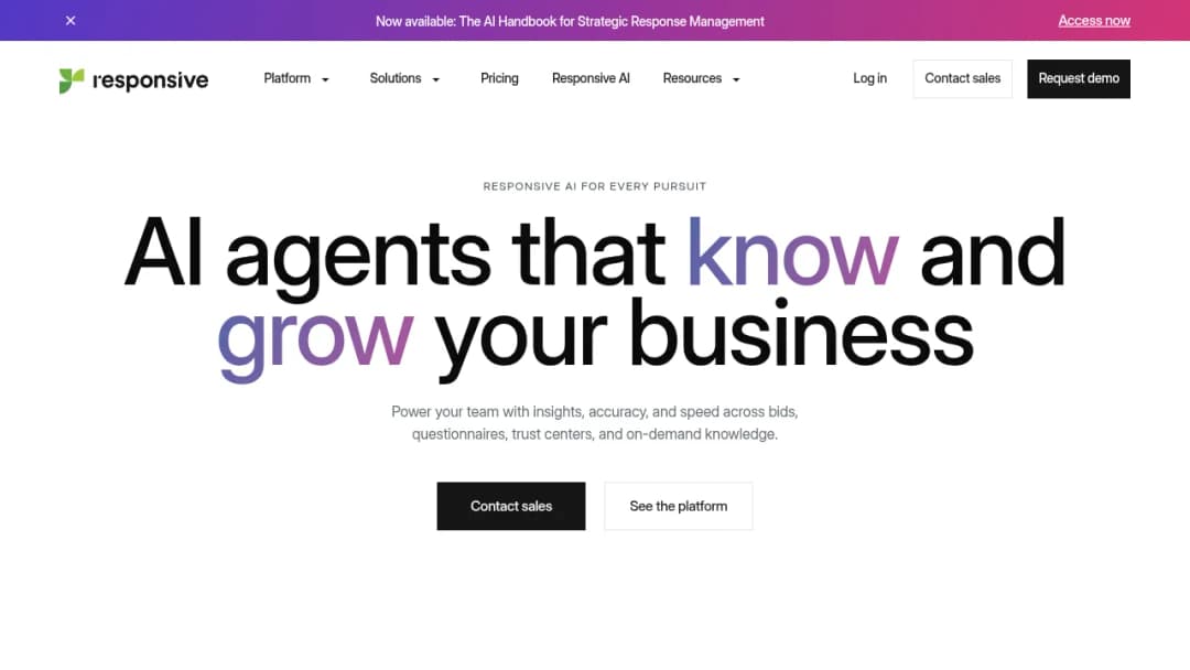 Responsive (RFPIO) screenshot