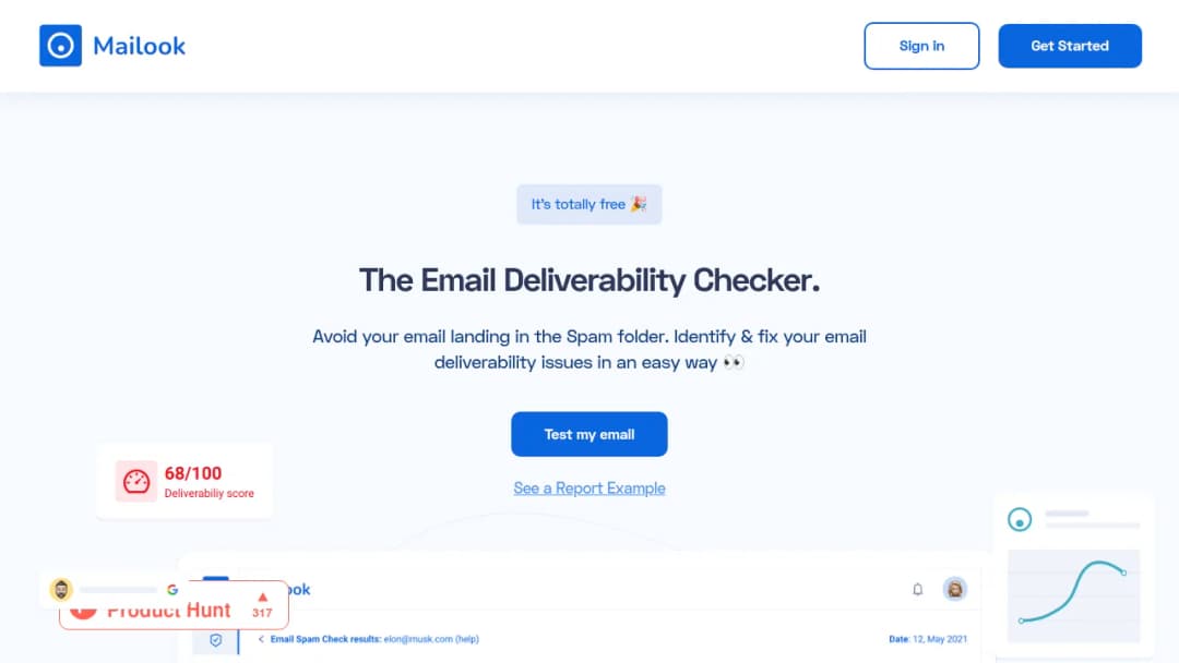 Mailook screenshot