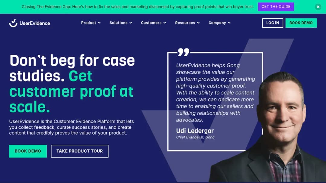 UserEvidence screenshot