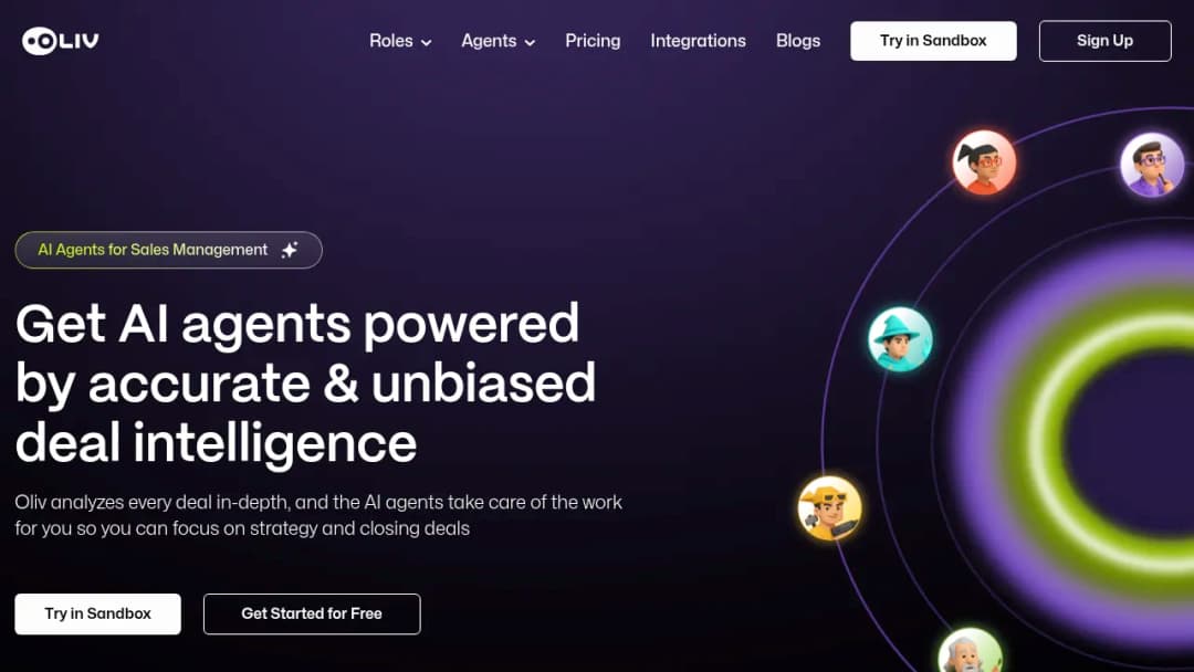 Oliv AI screenshot