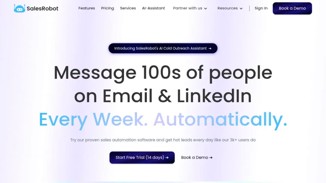 Salesrobot screenshot