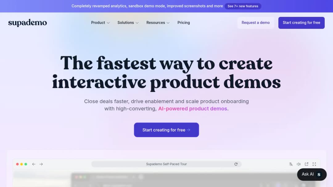 Supademo screenshot