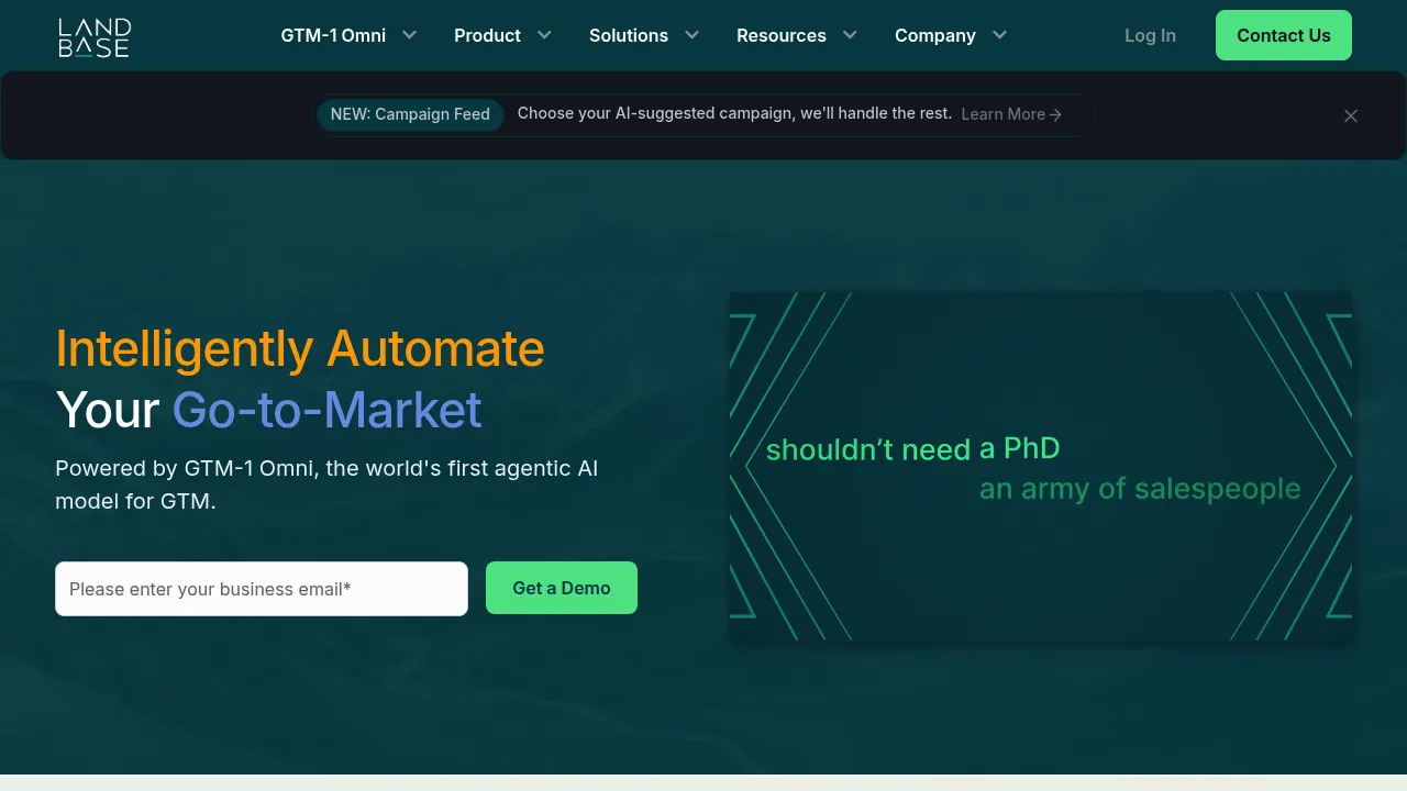 Landbase screenshot