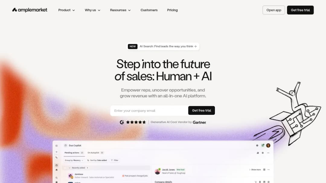 Amplemarket  screenshot