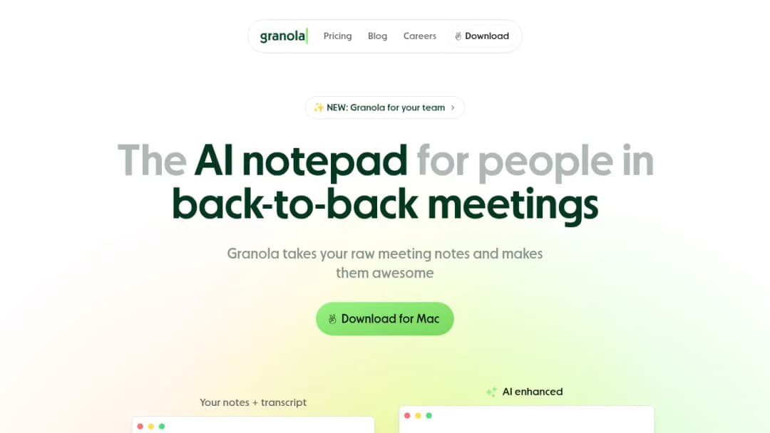 Granola screenshot
