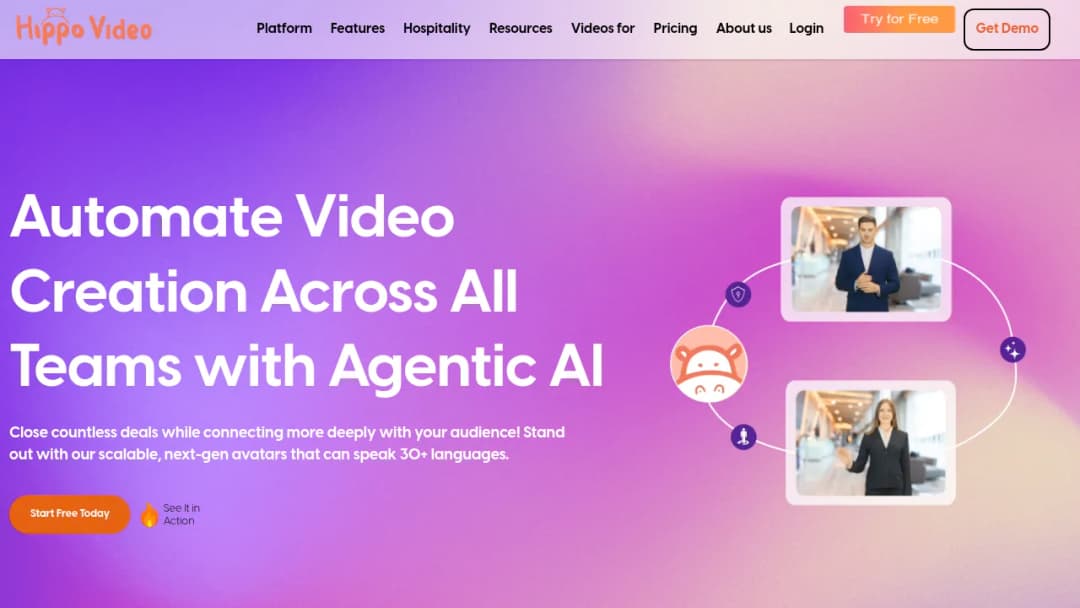 HippoVideo screenshot