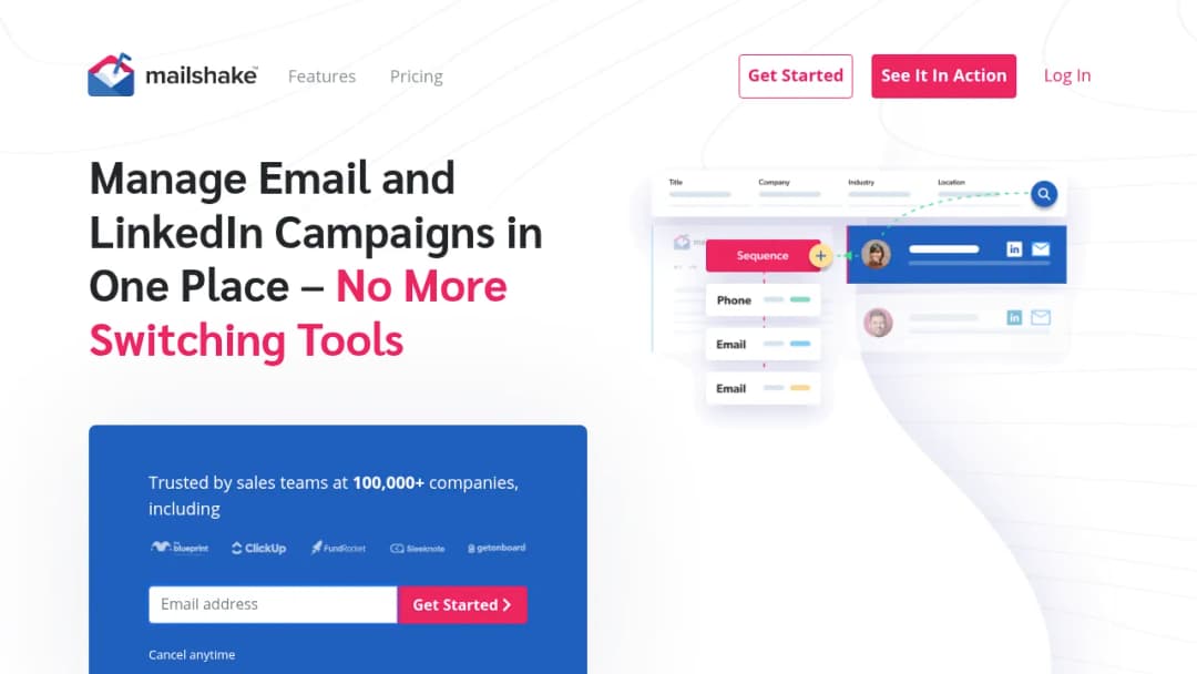 MailShake screenshot