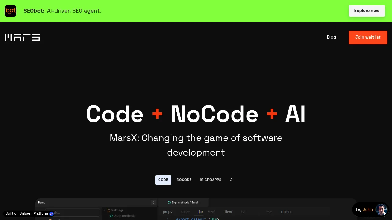 MarsX screenshot