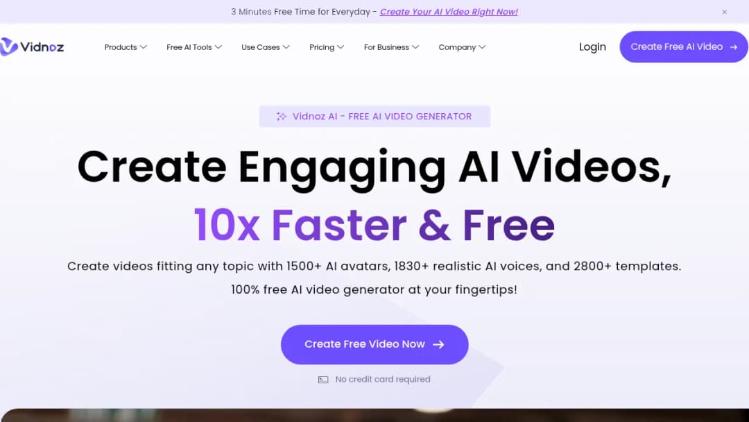 Vidnoz screenshot