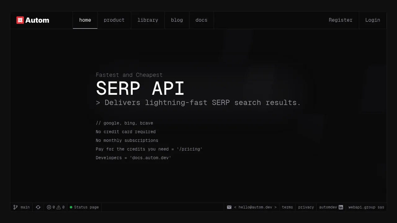 Autom screenshot