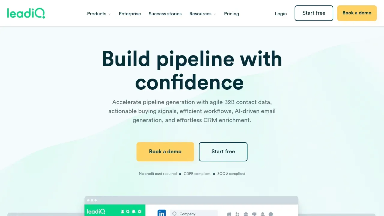 LeadIQ screenshot