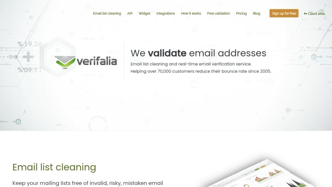 Verifalia screenshot