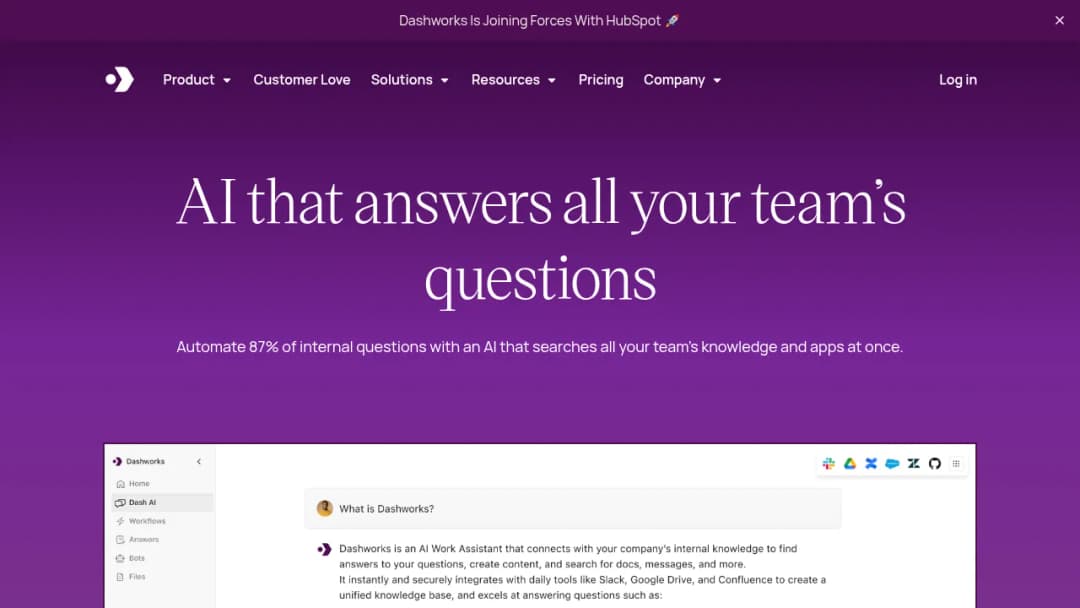 Dashworks screenshot