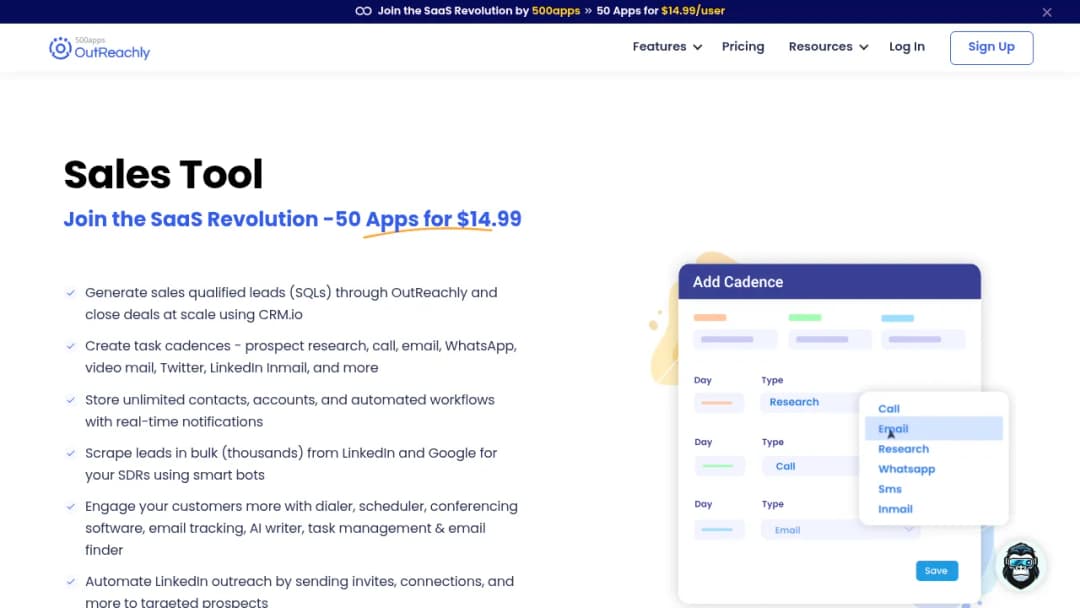 Outreachly screenshot