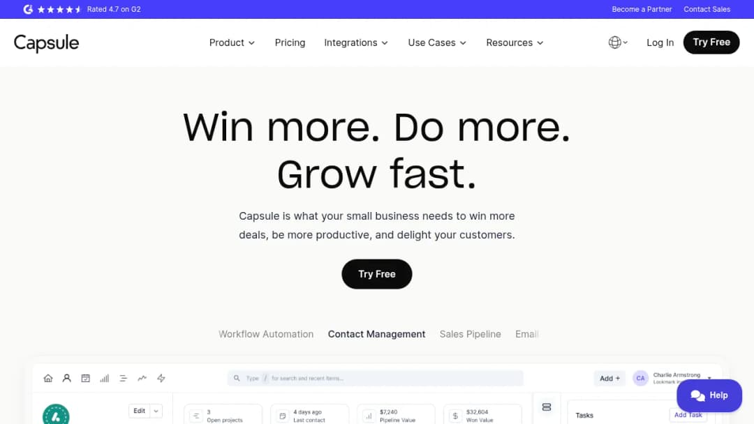 Capsule screenshot