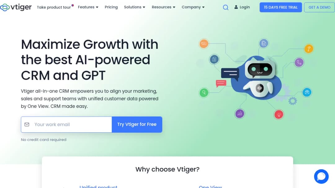 Vtiger screenshot