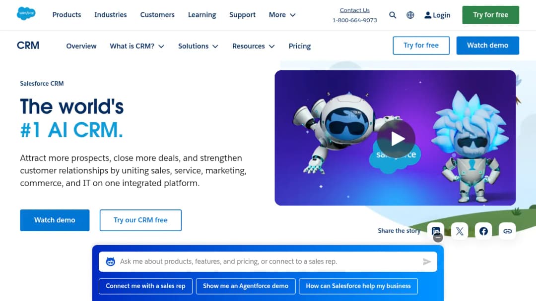 Salesforce CRM screenshot