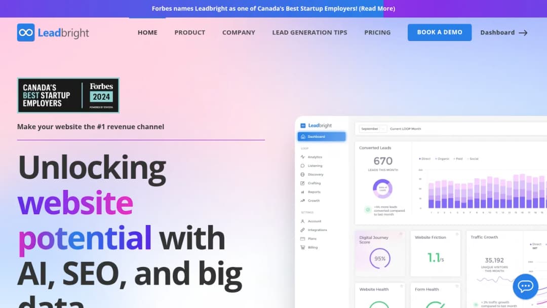 Leadbright screenshot