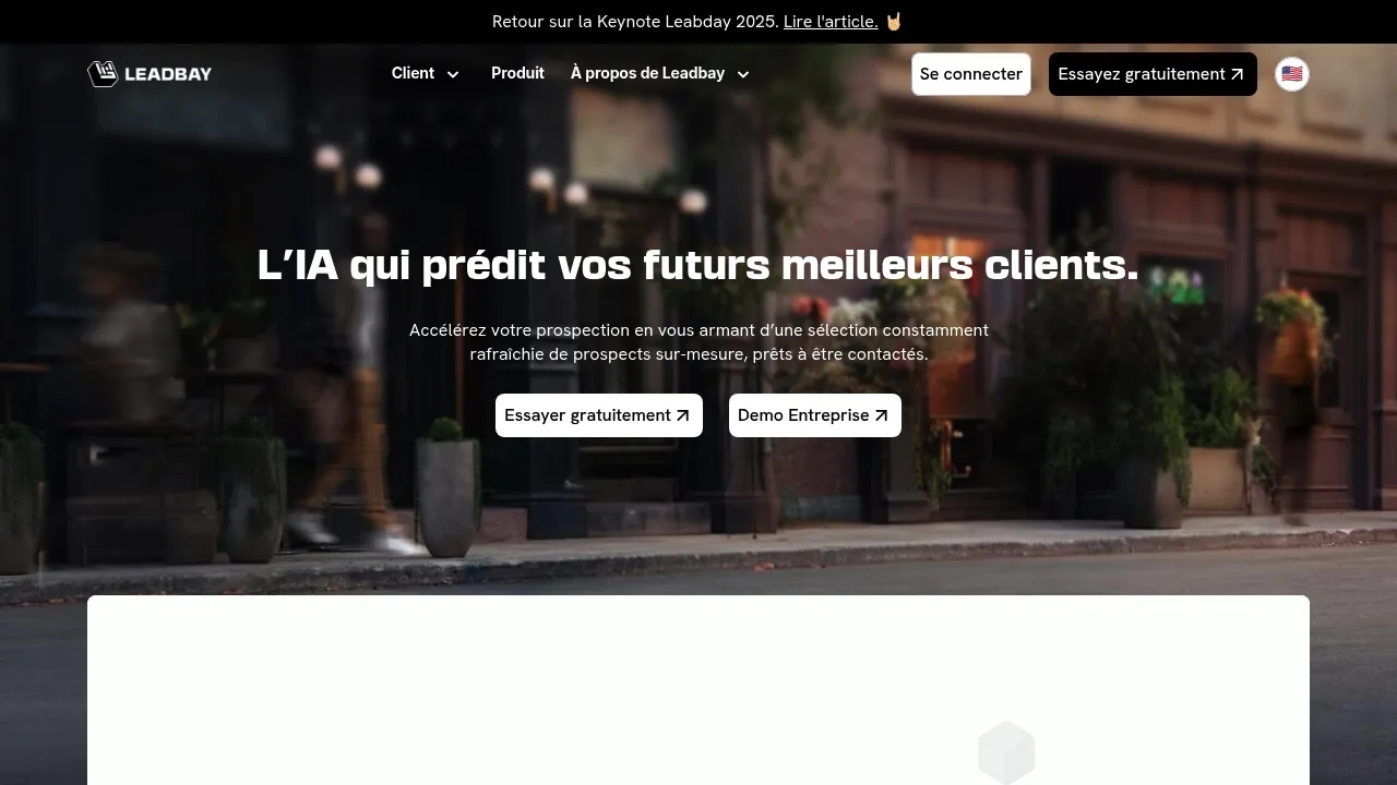 Leadbay screenshot