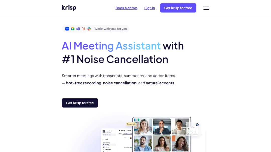 Krisp screenshot