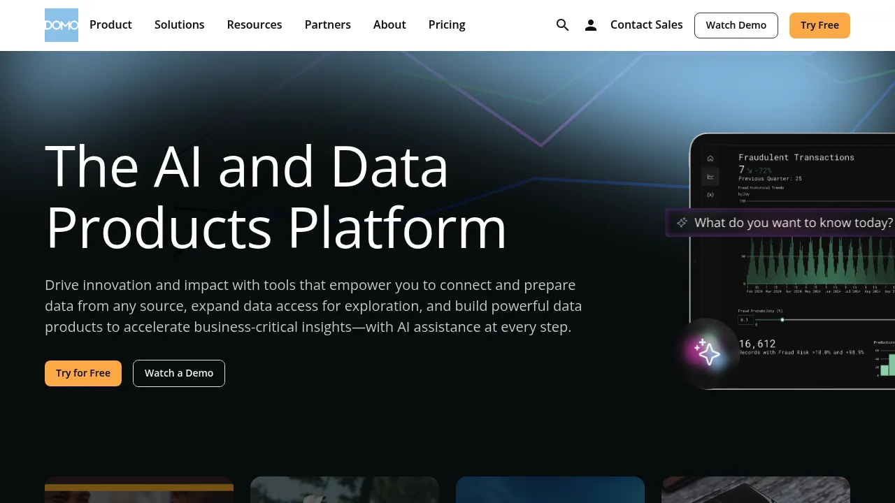Domo screenshot