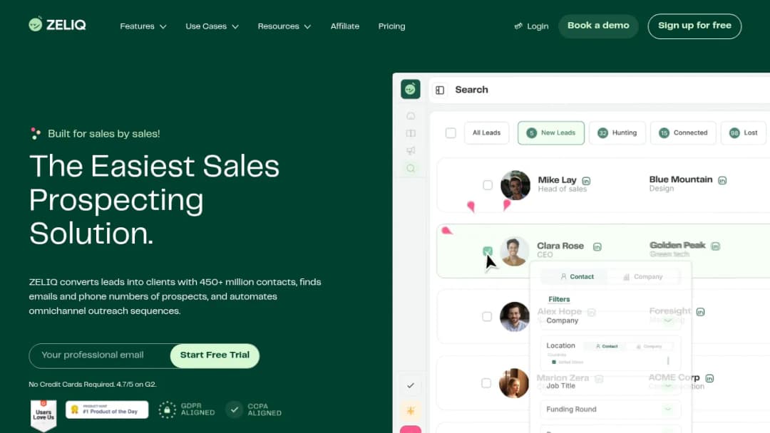 Zeliq screenshot