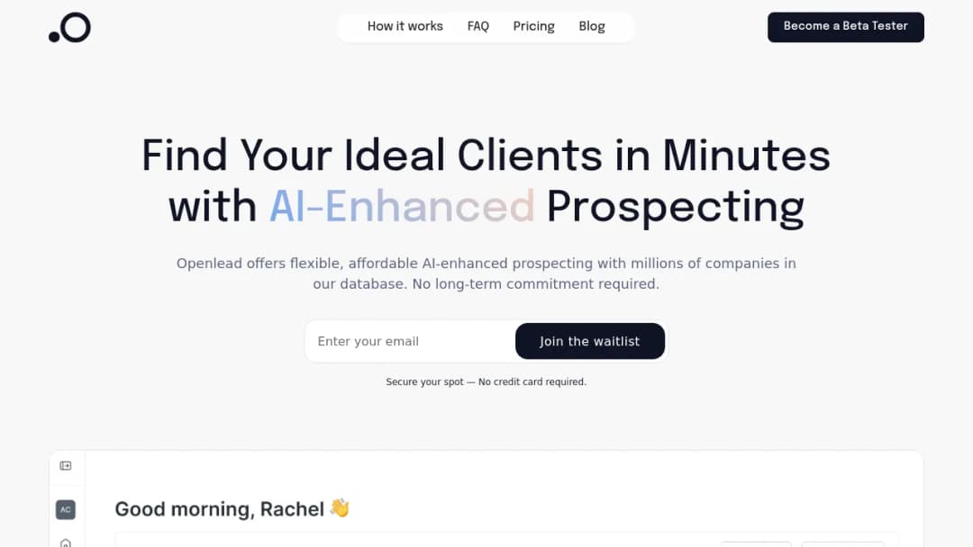 OpenLead screenshot