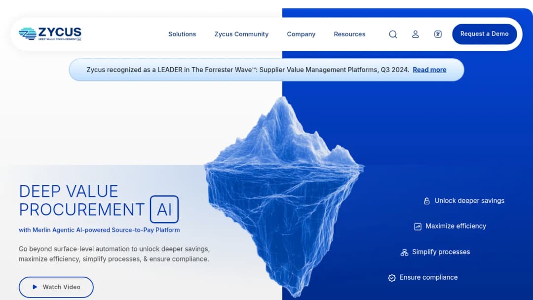 Zycus screenshot