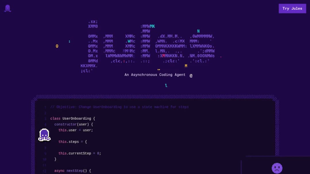 Jules screenshot