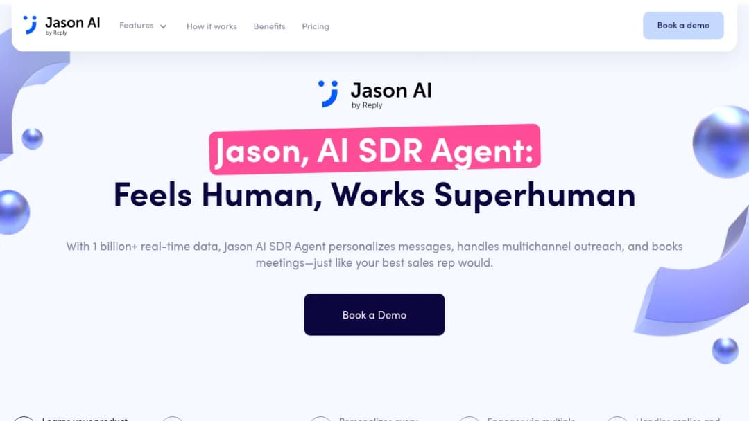 Reply Jason AI screenshot