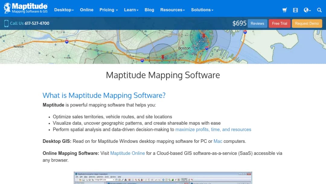 Caliper Maptitude screenshot