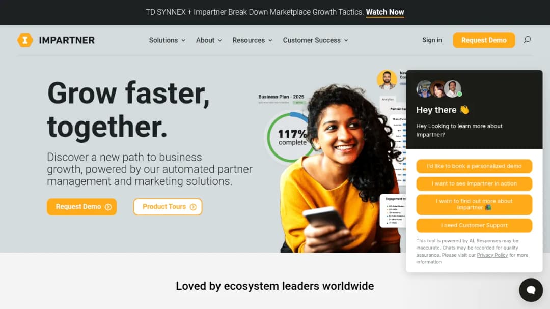 Impartner screenshot